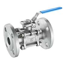 304 stainless steel 3PC Ball Valve Flanged End  DIN PN16/PN40 teyi flange ball valve 3pc flanged 3PC ball valve